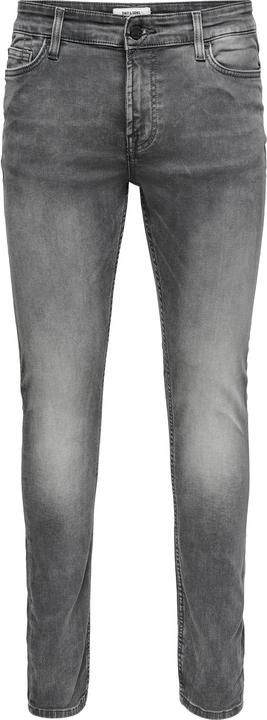 Produktbild Only & Sons ONSLoom Slim Zip Sweat Grey Slim Fit Jeans (W34/L34)