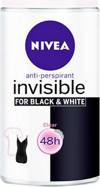 Actual product image NIVEA BLACK & WHITE INVISIBLE deo roll-on 50 ml (Roll-on, 50 ml)