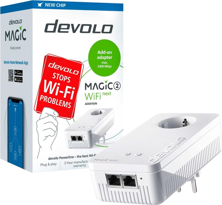 Productafbeelding Devolo Magic 2 Wifi next Single 1200 (1200 Mbit/s)