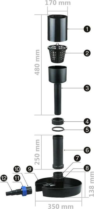 Actual product image VidaXL Pond skimmer