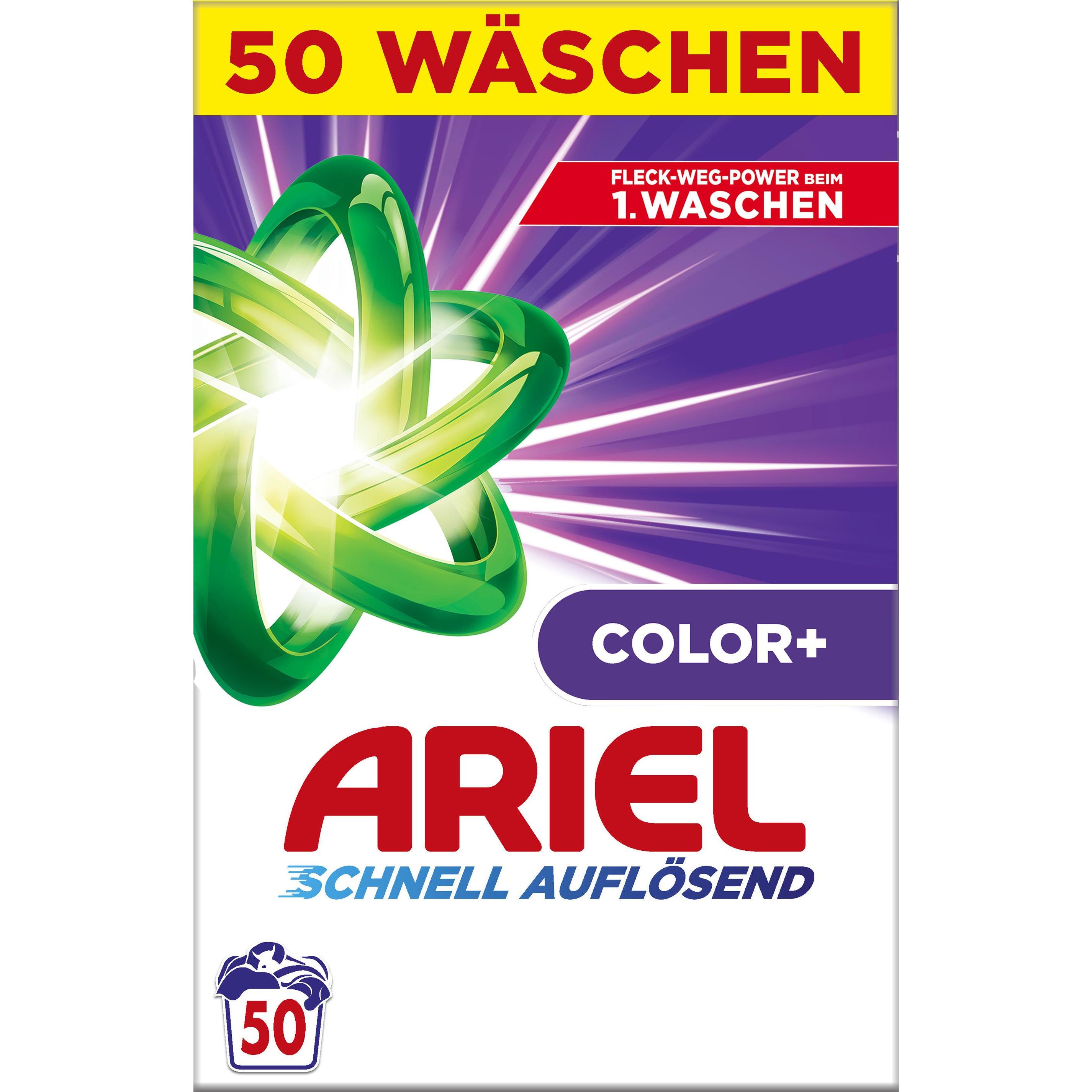 Ariel Color+, Waschmittel + Textilpflege