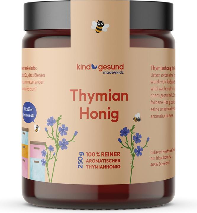 Actual product image Kindgesund Thyme honey 250 g (250 g)