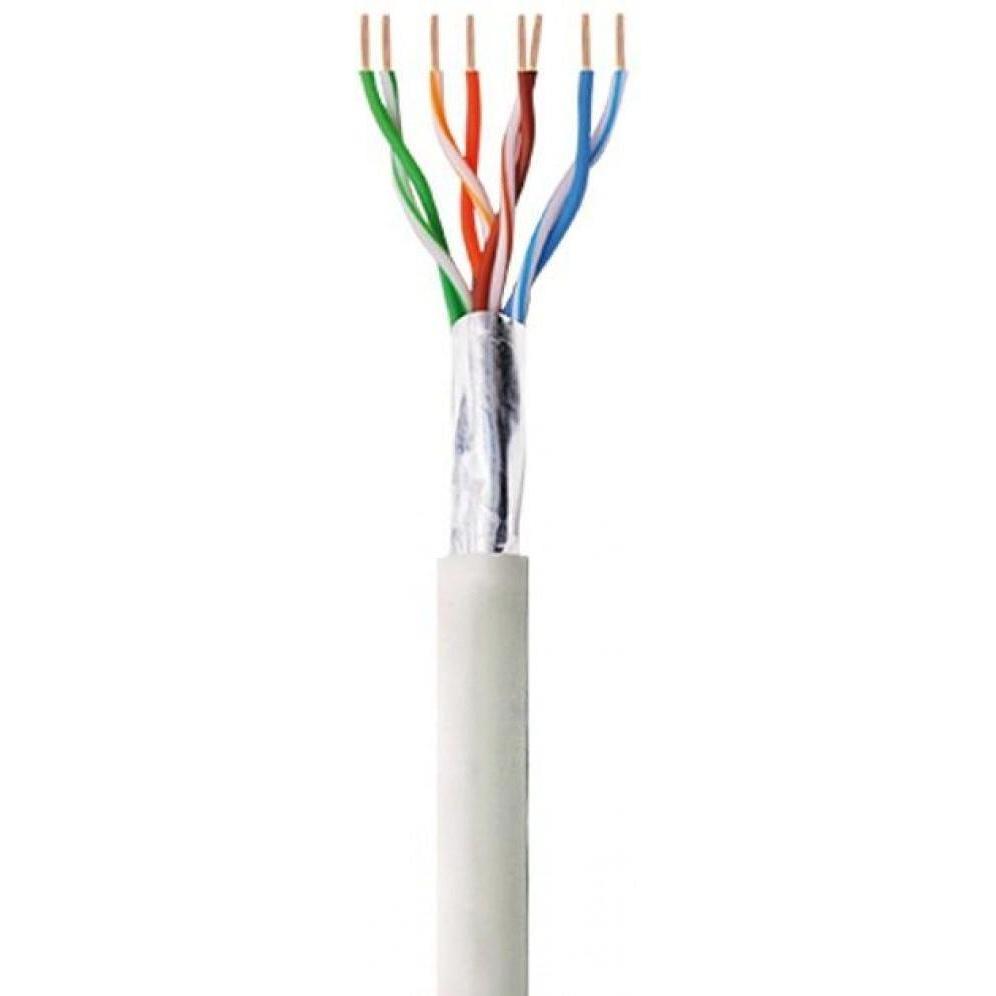 Techly ITP-C5F-305-RIS Netzwerkkabel Grau 305 m Cat5e F/UTP (FTP) (F/UTP, CAT5e, 305 m), Netzwerkkabel