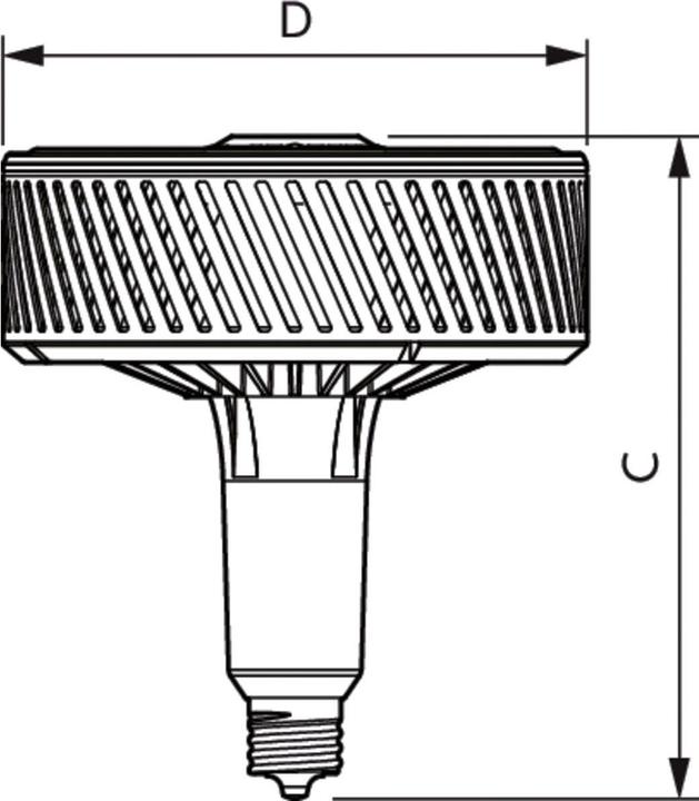 Image du produit Philips Professional Lampe Tforce LED 95W E40 840 120 (E40, 13000 lm, 1x)