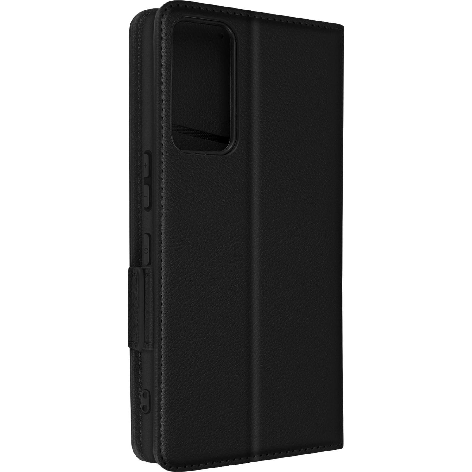 Thumbnail - Avizar Litchi Series (TCL 40R), Smartphone Hülle, Schwarz