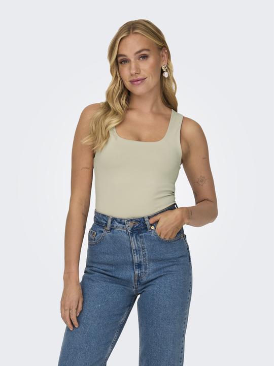 Actual product image Only Plain top without sleeves (XL)