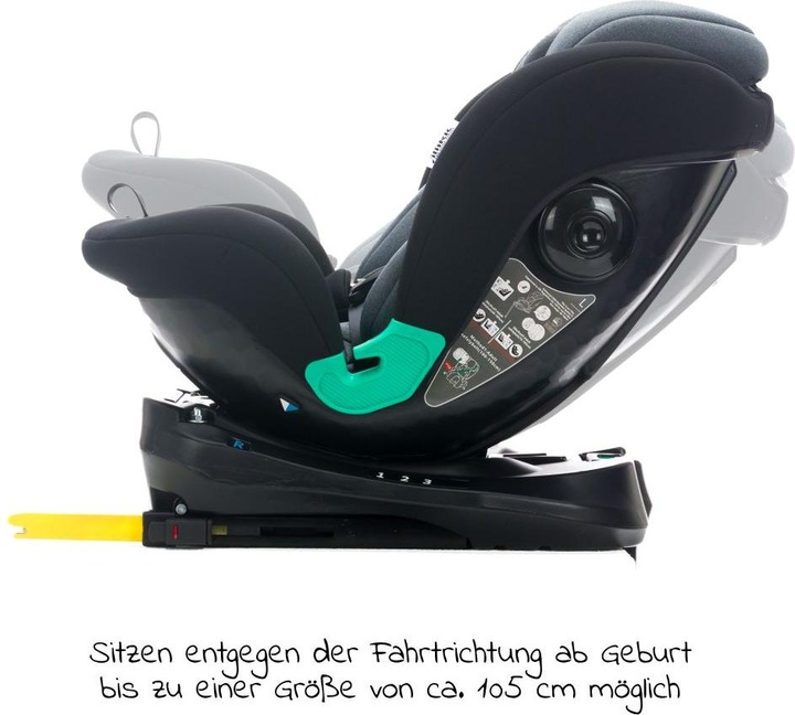 Produktbild Fillikid Reboarder Luca 360 Schwarz Grau (Reboarder, ECE R129/i-Size Norm)