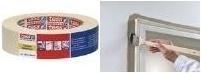 Produktbild tesa Maler Krepp 4306 Premium Papierabdeckband, 50 mm x 50 m schwach gekreppt, speziell für Maleranwendu (50 mm)