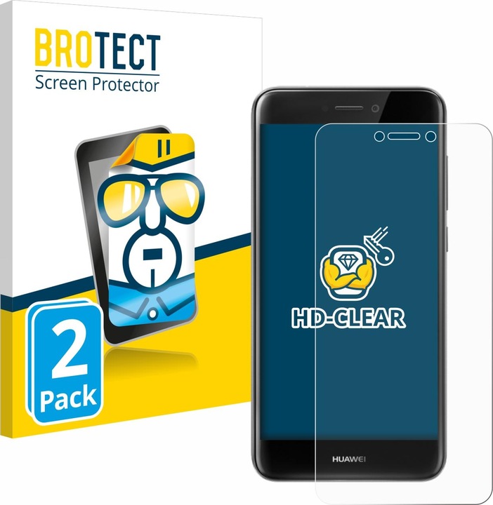 Actual product image BROTECT Screen Protector Clear (2 Piece, Huawei P8 Lite (2017))