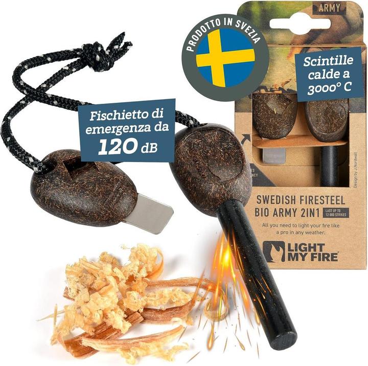 Actual product image Light my Fire Firesteel Bio Army