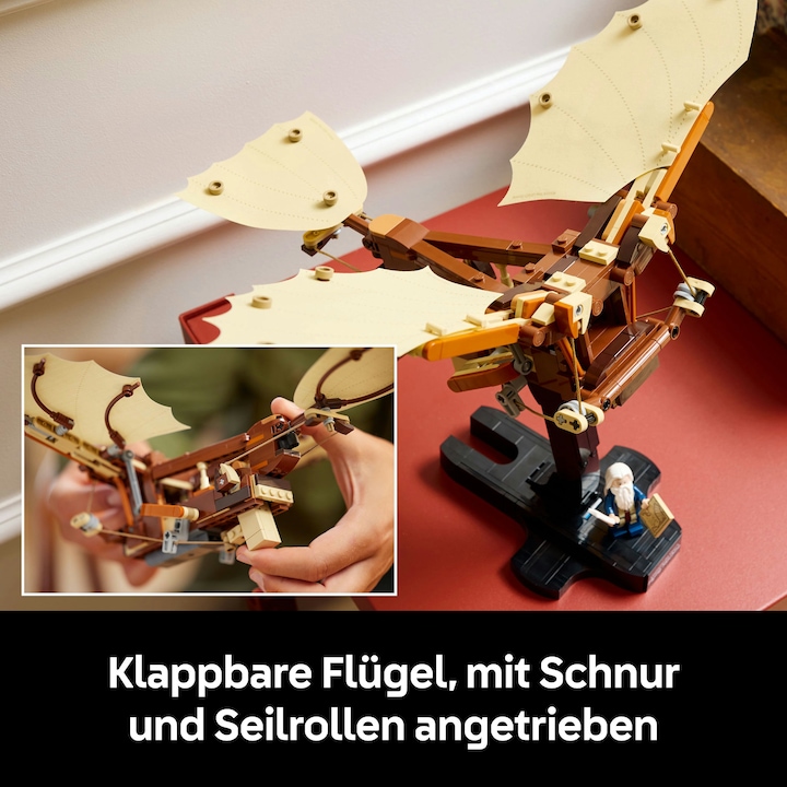 Produktbild LEGO Die Flugmaschine von Leonardo da Vinci (10363, LEGO Icons)