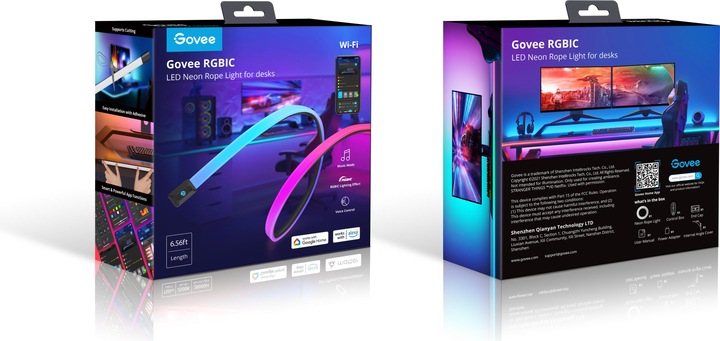 Actual product image Govee Gaming (RGBIC, 200 cm, Indoor)