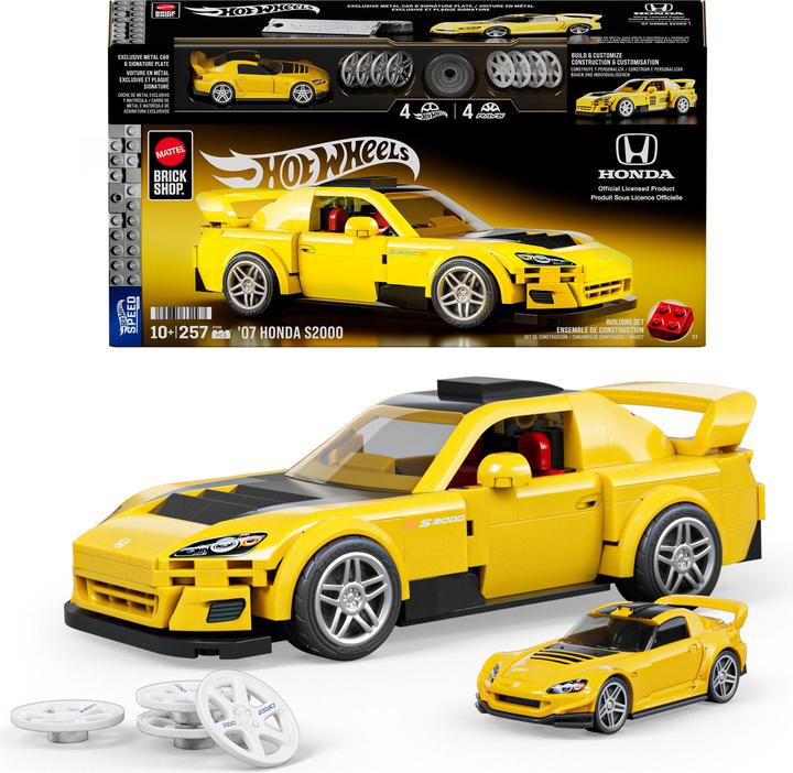 Produktbild Mattel Brick Shop Hot Wheels Speed Honda 1
