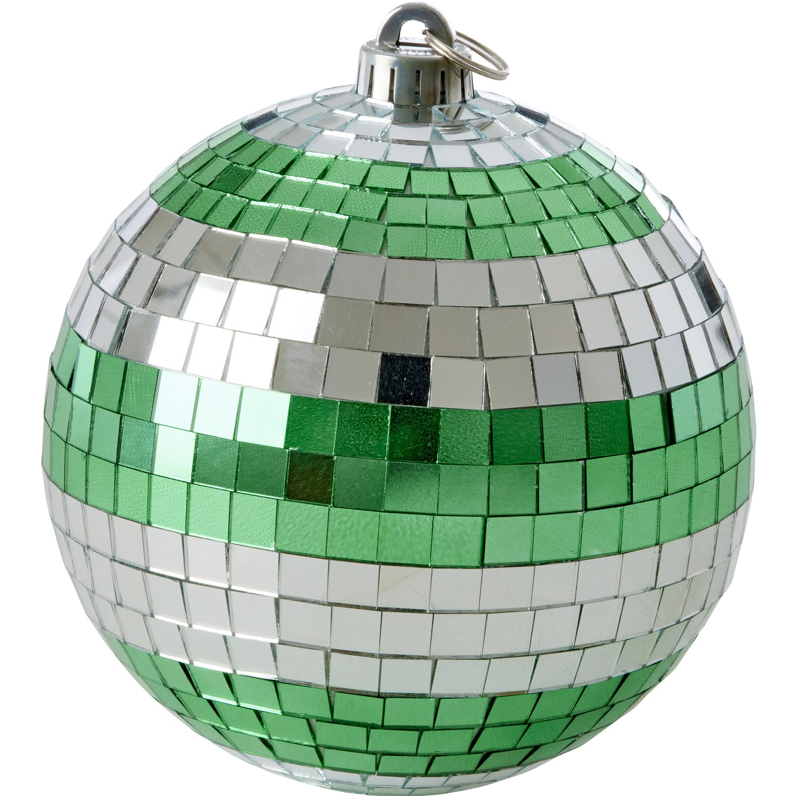 Rice - Disco Ball - Dark Green and Silver - Medium (15 cm) (DISCO-MSTRDGSIL)