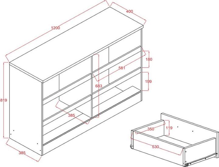 Image du produit Vente-unique Skaido (120 x 40 x 81.90 cm)