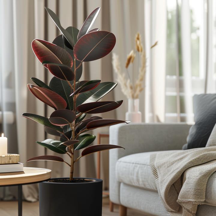 Produktbild Plant in a Box Ficus Elastica Abidjan - Gummibaum (80 cm)