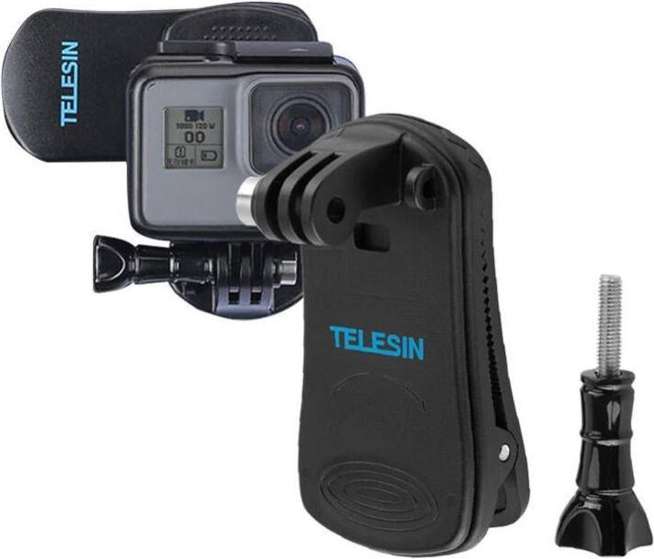 Produktbild Telesin Backpack clip mount for sports cameras (GP-JFM-003) (GoPro Hero 8, DJI Osmo Action)