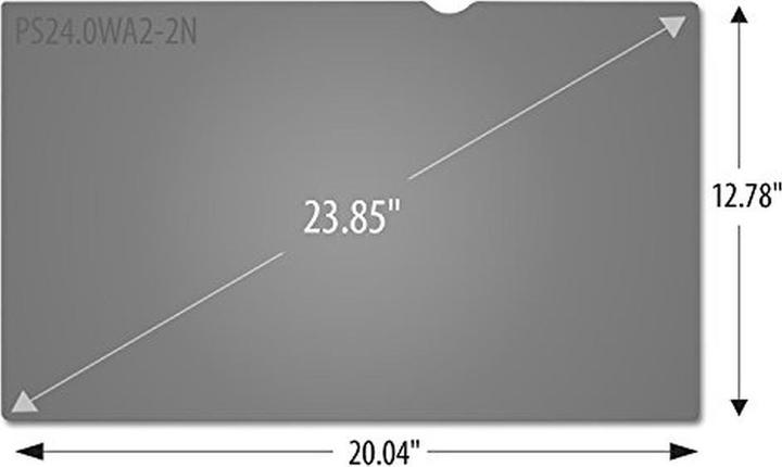 Actual product image V7 Privacy Filter (24", 16:10)
