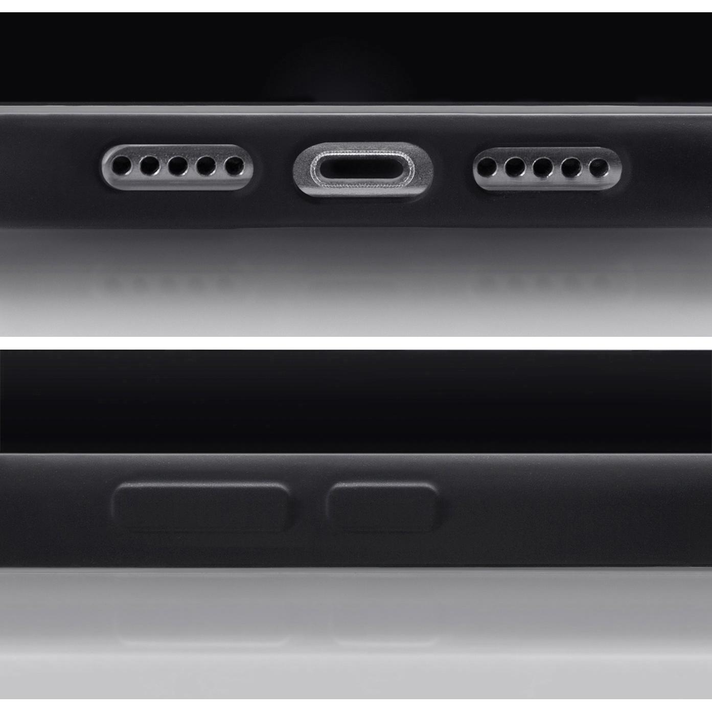 Thumbnail - Mobilize Gummi-Gelly-Kartenhülle (Apple iPhone 13 Pro), Smartphone Hülle, Schwarz