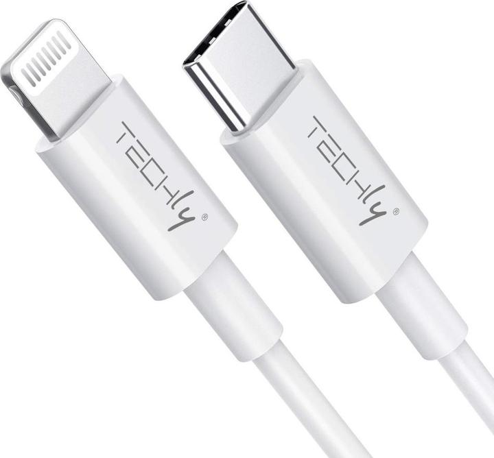 Actual product image Techly USB2.0 connection cable type A (1 m, USB 2.0)