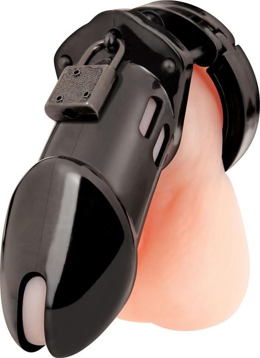 Blue Line C&B GEAR Acryl doorzichtige kuisheidskooi - Zwart