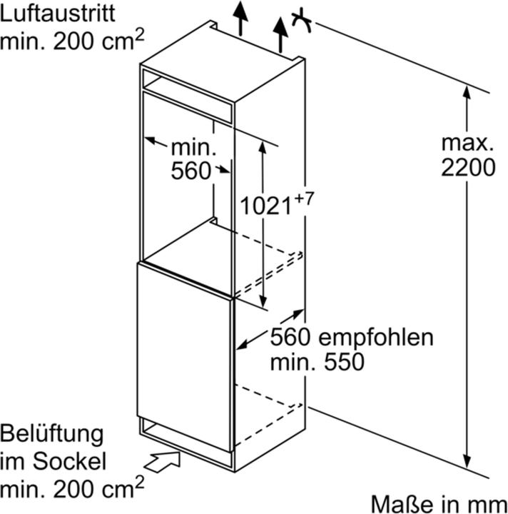 Produktbild Bosch Hausgeräte KIL32ADD1 (147 l)