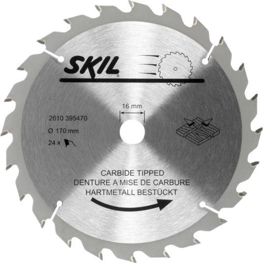 Skil Hartmetall Sägeblatt ø 170 mm (Werkzeugaufnahme 16 mm, für Modelle 1052, 1854, 1855, 5055, 5155