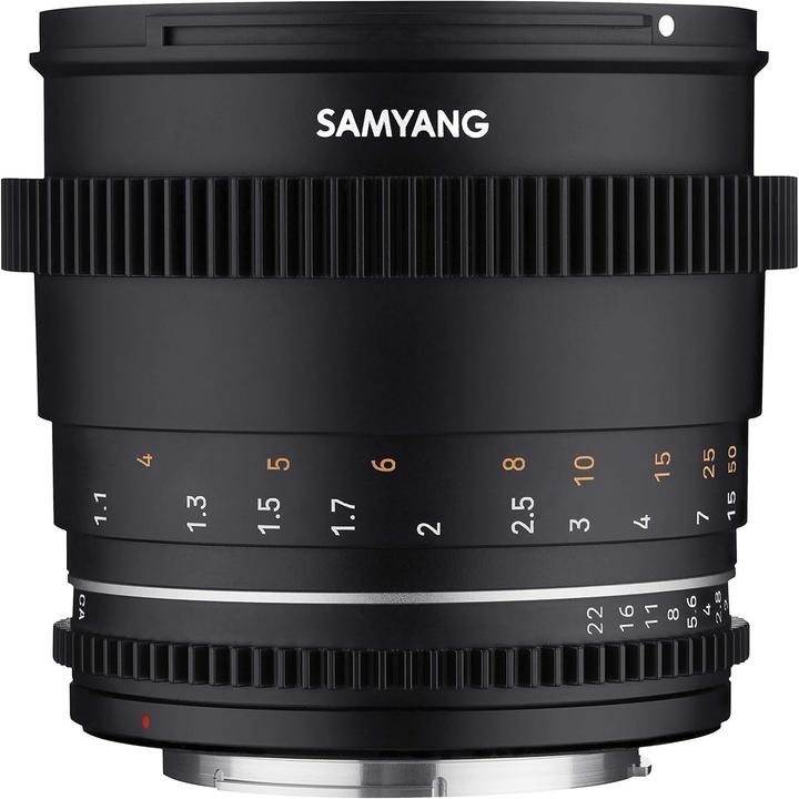 Image du produit Samyang MF 85mm T1,5 VDSLR MK2 Sony E (Sony E, APS-C / DX, Micro Four Thirds, Plein format)