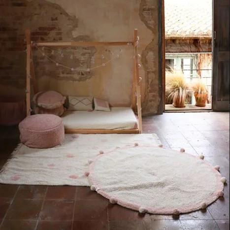 Produktbild Lorena Canals Teppich Hippy Dots (160 x 160 cm)