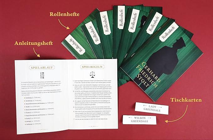 Produktbild Crime & Dine – Das Krimi-Dinner-Set: Tödliches Bankett (Deutsch, Business Elephant Paperdice Solutions GmbH, 2022)
