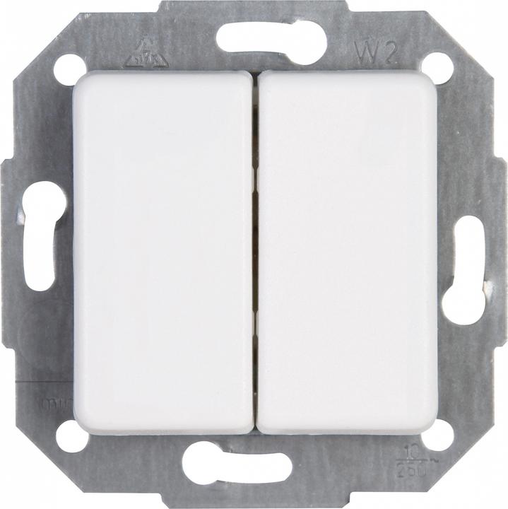 Actual product image Kopp Insert series switch Europe Arctic white, matt 613513065