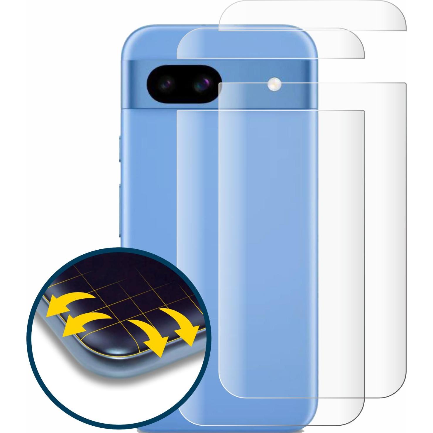 Thumbnail - BROTECT Full-Screen Displayschutz (2 Stück, Google Pixel 8a), Smartphone Schutzfolie, Transparent