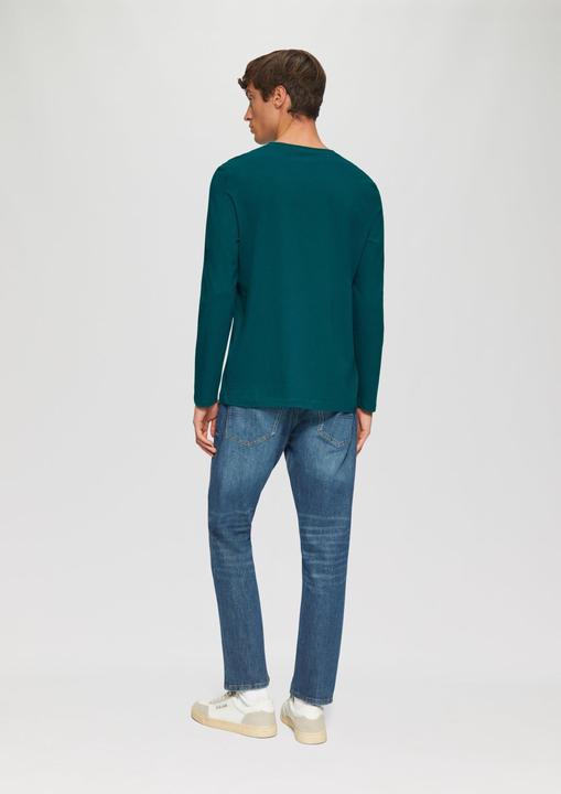 Produktbild S.Oliver T-Shirt Longsleeve aus Baumwolle mit Rundhalsausschnitt (XXL)