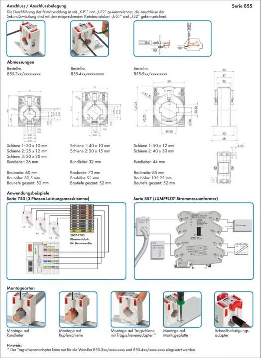 Actual product image Wago Plug-on current transformer