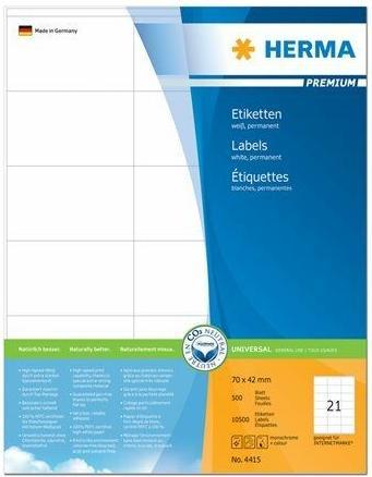 Produktbild HERMA Universal Etiketten A4
