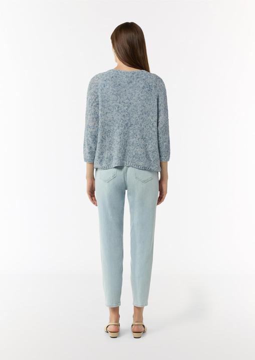 Actual product image Comma Strickjacke Strickjacke aus Baumwollmix mit Rippbündchen (L, S)
