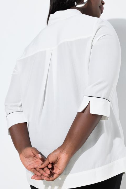 Actual product image Ulla Popken Collared Lyocell Blouse (46, 48)