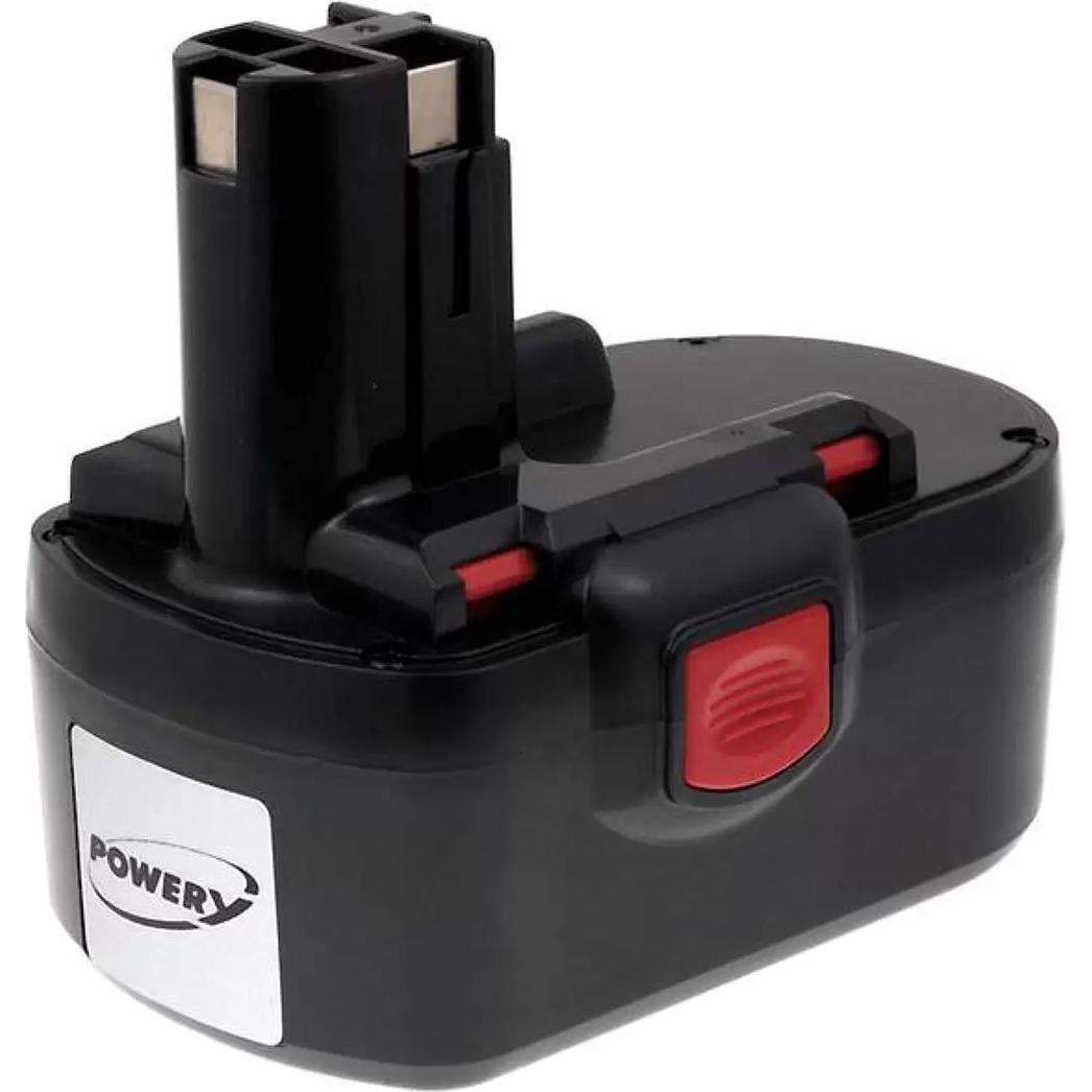 AccuCell, Werkzeugakku + Ladegerät, Akku für Werkzeug Bosch 18V 2500mAh NiMH (O-Pack) (18 V)