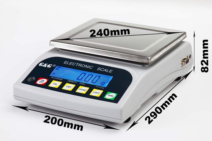Actual product image G&G Präzisionswaage PLC3000B