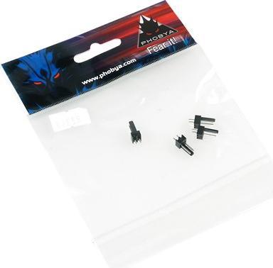 Immagine prodotto Phobya Connettore di alimentazione della ventola 2Pin plug, 4 pezzi