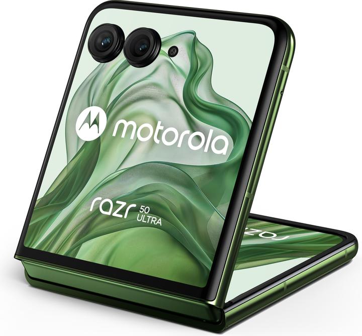 Actual product image Motorola Razr 50 Ultra 5G 12Gb 512Gb (512 GB, Spring Green, 6.90", Dual SIM, 50 Mpx, 5G)