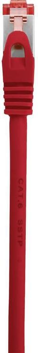 Actual product image Renkforce RF-5136974 RJ45 network cable, patch cable CAT 6 S/FTP 1.00 m Red with R (S/FTP, CAT6a, 1 m)