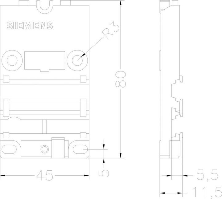 Produktbild Siemens Wand-Montageplatte  für K45