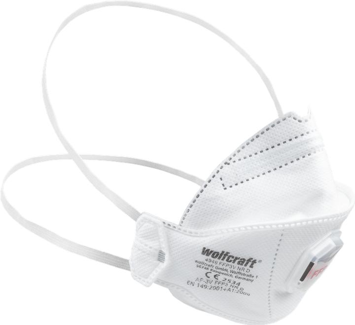 wolfcraft wolfcraft 2 Feinstaubmasken FFP3 V (CE) (FFP3, 2 x)