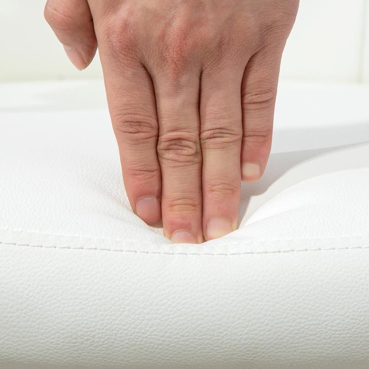 Immagine prodotto Vinsetto Bürostuhl Polyester, Stahl Weiss (49 - 58 cm)