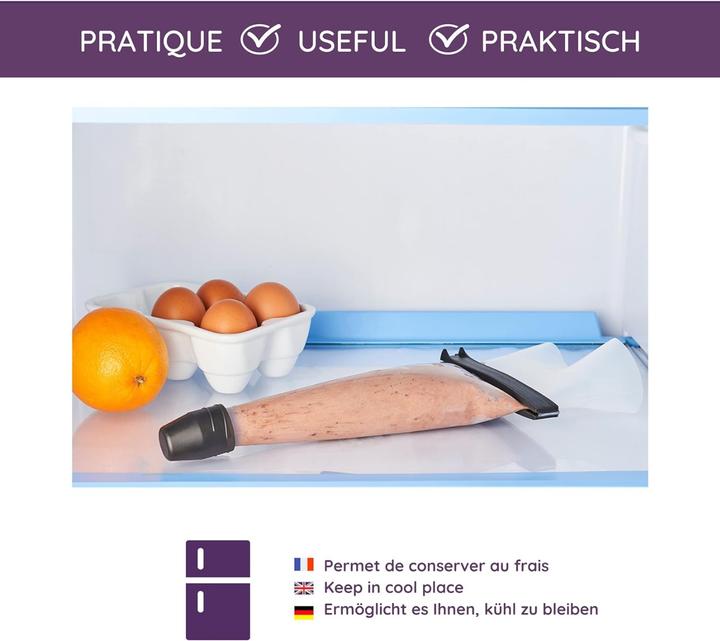Actual product image Mastrad Piping bag 12 pieces (Piping bag set, 1000 ml)