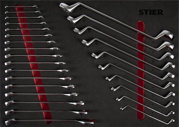 Image du produit Stier Servante d'atelier avec dispositif de protection et porte latérale, garnie, 223 pièces (223 x)