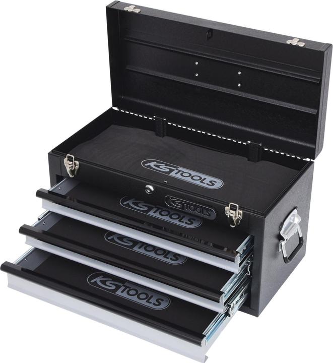 KS Tools Coffre à outils avec 3 tiroirs, LxlxH 520x260x302 mm, noir (1 x)