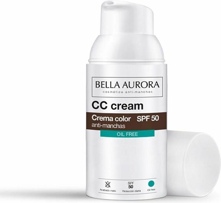 Produktbild Bella Aurora CC CREAM anti-manchas oil free SPF50 30ml