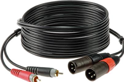 Image du produit Klotz Câble AT-CM0300 RCA-XLRmale 3m (3 m, Câbles XLR)